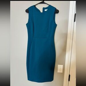Dark teal Calvin Klein dress
